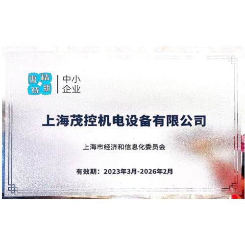 市級(jí)專(zhuān)精特新